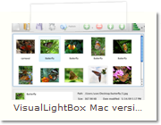 Lightbox jQuery Mac version - Main Window